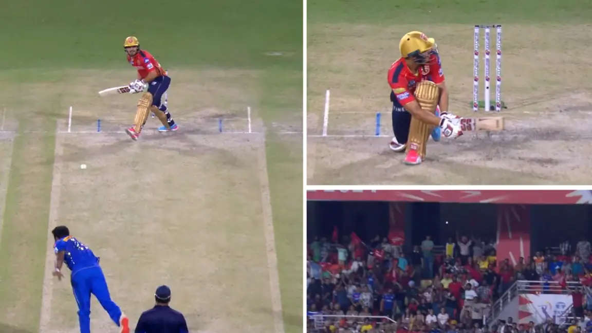 Ashutosh Sharma sweeps Jasprit Bumrah's YORKER for an OUTRAGEOUS 6 during PBKS vs MI IPL game- WATCH Ashutosh Sharma