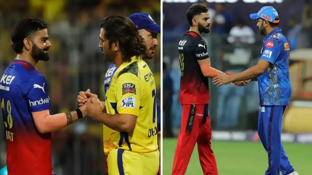 Virat Kohli, MS Dhoni, and Rohit Sharma