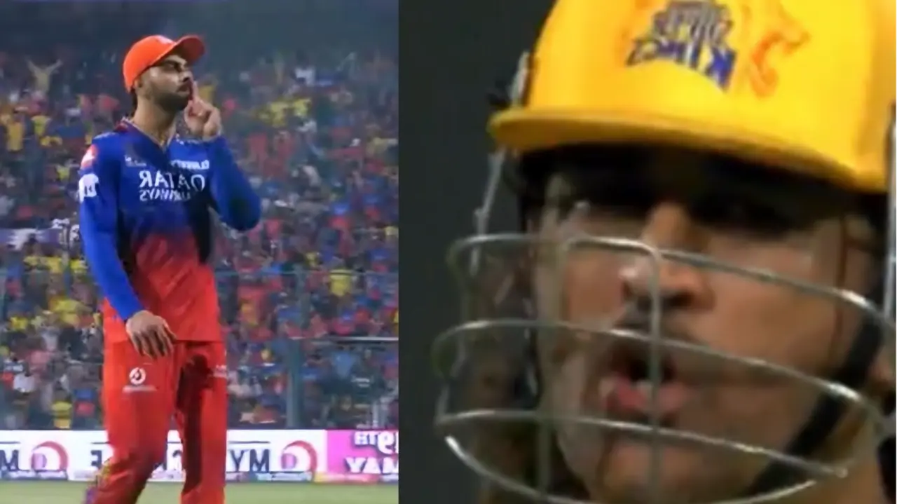 Virat Kohli celebrations in RCB vs CSK