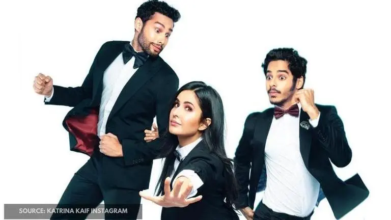 Katrina Kaif & her 'Phone Bhoot' co-stars to kick off the film's next schedule in Goregaon Katrina Kaif