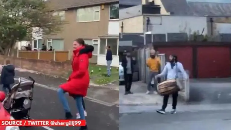 Actor Diljit Dosanjh shares video as a neighbourhood in England grooves to his 'Veer Vaar' Diljit Dosanjh
