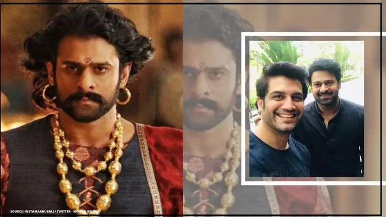 Unseen Pic of the Day: When 'Baahubali' Prabhas & his Hindi voice Sharad Kelkar met prabhas