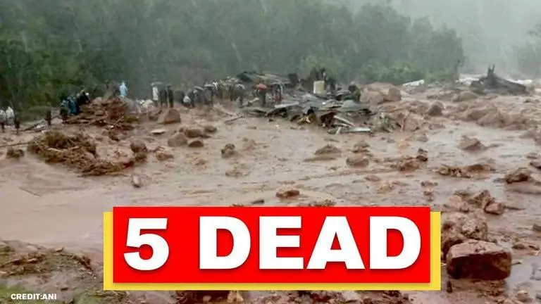 Kerala rains: Major landslide kills 5 residents in Idukki, dozens feared trapped Kerala Flood