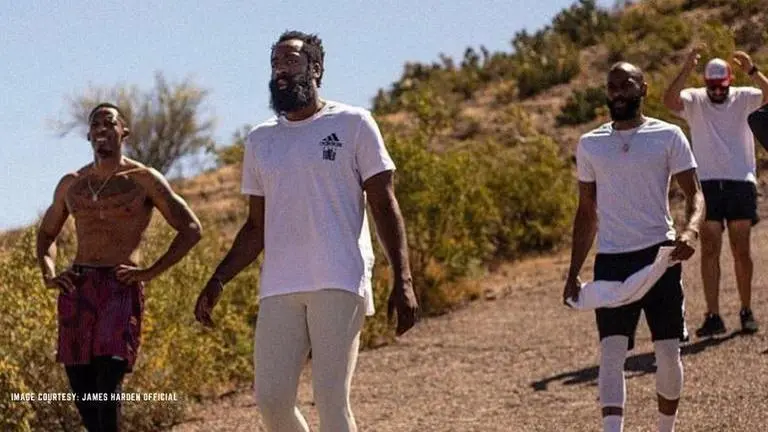 James Harden's remarkable weight loss during NBA lockdown period leaves fans stunned James Harden