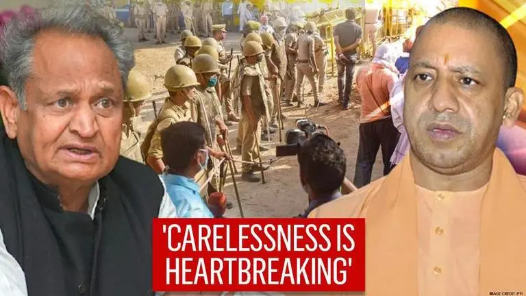 Hathras: Ashok Gehlot lambasts late-night cremation, chides BJP on invoking Hindu culture Hathras