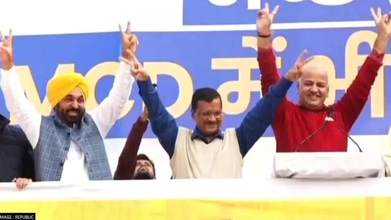 AAP registers victory in Delhi MCD polls with 131 seats; ends BJP's 15-year reign MCD election results