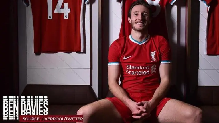 Liverpool's new signing Ben Davies FORCED to delete tweet after deadline day transfer liverpool