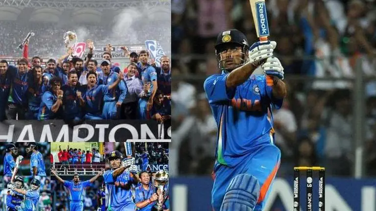 MS Dhoni's iconic six