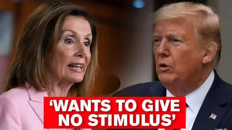 Trump says Nancy Pelosi wants to 'bailout for badly run Democrat states' Trump
