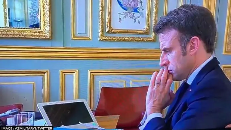 Macron was shocked after Russia attacked Ukraine, here's his first response from Feb 24 Russia