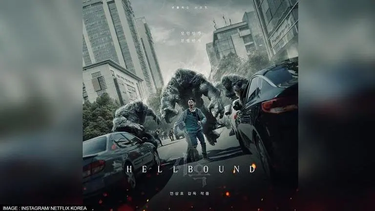 Netflix drops Yoo Ah‑In and Park Jung Min's 'Hellbound' dark-themed posters; Take a look Hellbound