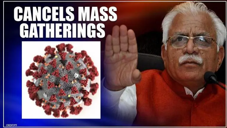 Haryana CM Manohar Lal Khattar postpones all 'mass gatherings' amidst Coronavirus scare Haryana