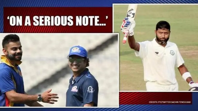 Sachin Tendulkar or Virat Kohli, who is the better batsman? Wasim Jaffer answers Wasim