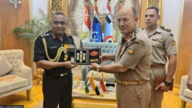 Indian Army Chief Gen Manoj Pande meets Egypt counterpart; discusses strengthening of ties Indian Army Chief Gen Manoj Kumar Pandey and Egyptian counterpart Lt Gen Osama Ahmad Roshdy Abdullah Askar