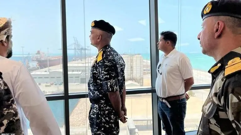 Indian Navy Chief visits Oman's strategic Duqm port, explores facilities INS Trikand Duqm Indian Navy