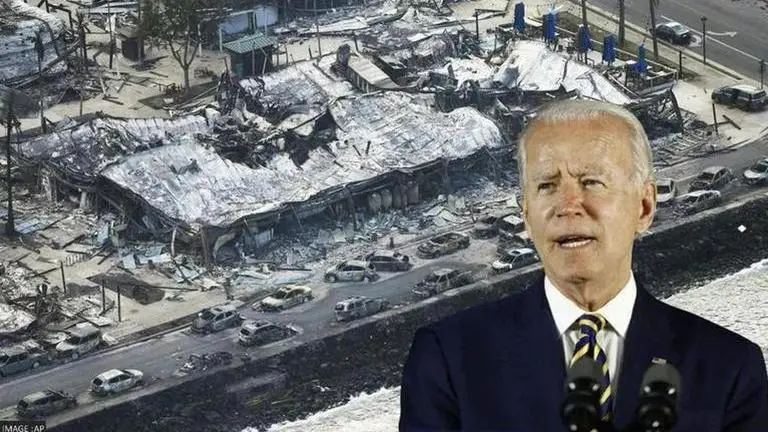 Biden brings up his 'small kitchen fire' story while addressing deadly Maui wildfires Biden
