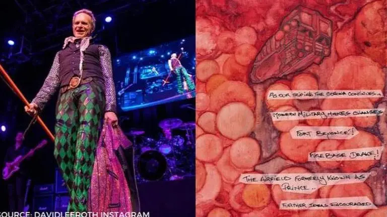 David Lee Roth discusses the Japanese art of ink painting, calls it "graphic therapy" David Lee Roth