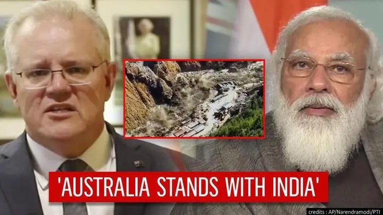 Uttarakhand floods : Australian Prime Minister Scott Morrison extends condolences to India Uttarakhand floods