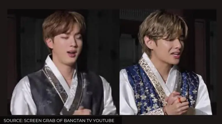 BTS’ Chuseok wishes: BTS' V and Jin share hilarious Chuseok wishes for the year; WATCH BTS' Chuseok wishes