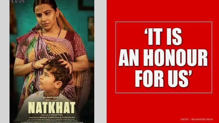 Vidya Balan's debut production 'Natkhat' to premiere in digital film fest on June 2 Vidya Balan