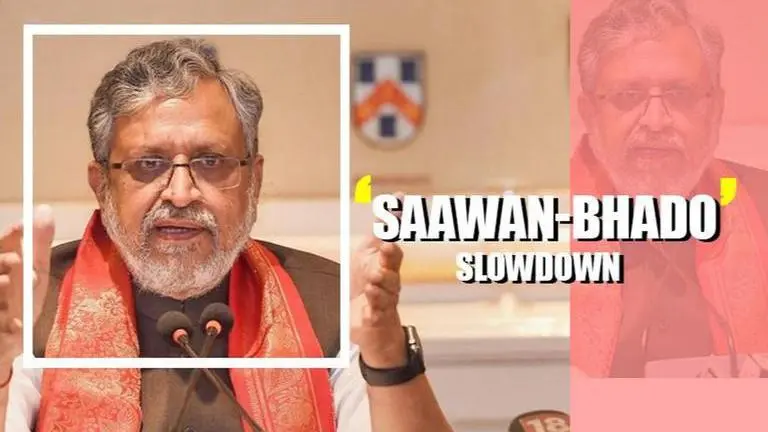 Sushil Kumar Modi says, ‘Economic Slowdown Usual During Saawan-Bhado' Sushil Kumar Modi