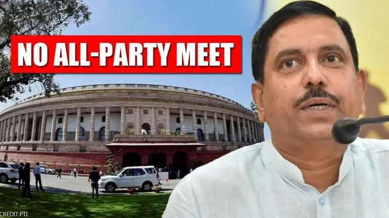 No all-party meeting ahead of Monsoon Session of Parliament amid COVID-19 pandemic Monsoon Session