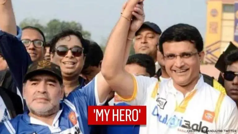 Diego Maradona passes away, Sourav Ganguly mourns demise of 'mad genius' Diego Maradona
