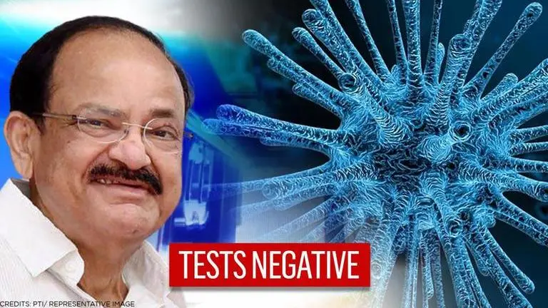 Vice President M Venkaiah Naidu tests COVID-19 negative, to resume normal activities soon Venkaiah Naidu