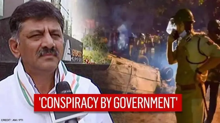DK Shivakumar rubbishes Congress involvement in Bengaluru riots, blames BJP government Karnataka