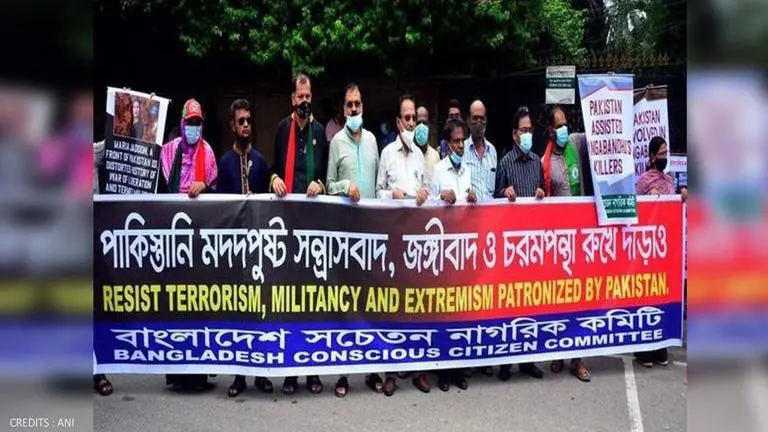 Bangladesh citizens group protests against Pakistan's alleged support to Taliban Bangladesh