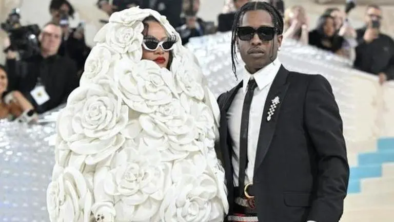 Rihanna, ASAP Rocky arrive fashionably late at Met Gala 2023 yet steal the show Rihanna