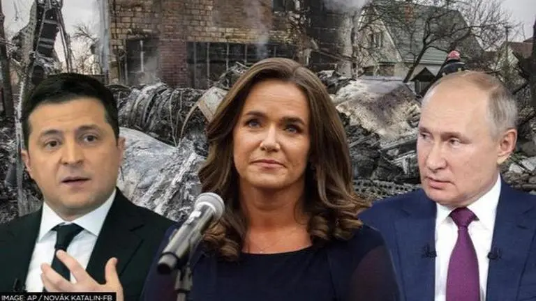 Hungarian President Katalin Novak condemns Russia's aggression, backs Ukraine joining EU Hungary