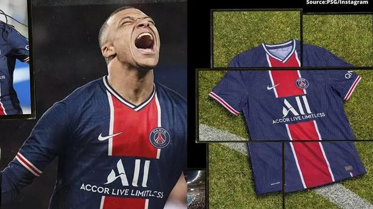 PSG unveil iconic new kits to mark 50th anniversary as Mbappe, Marquinhos sport new look psg