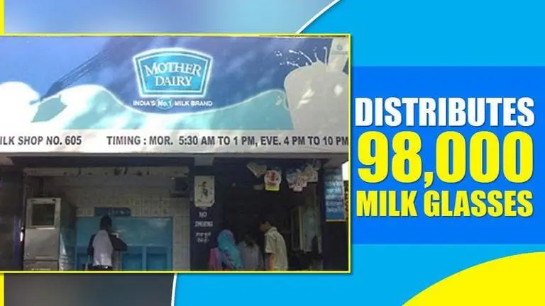 Mother Dairy distributes milk glasses to mark Verghese Kurien's 98th birth anniversary Mother Dairy