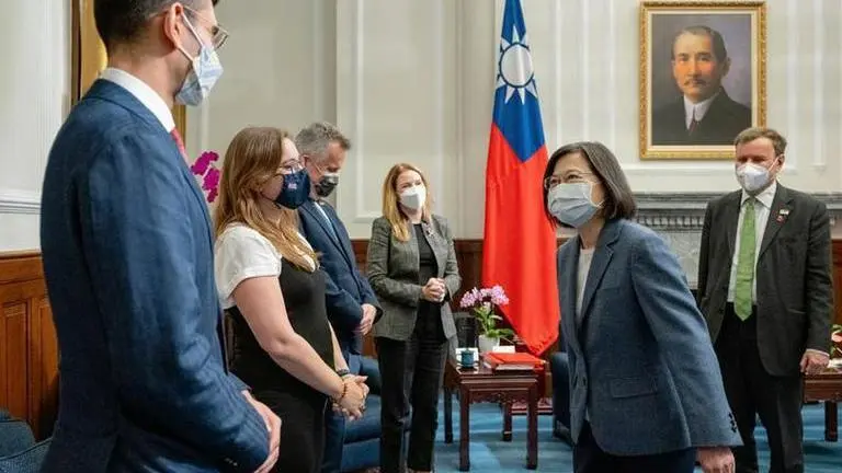 Taiwan's Tsai thanks British minister for support