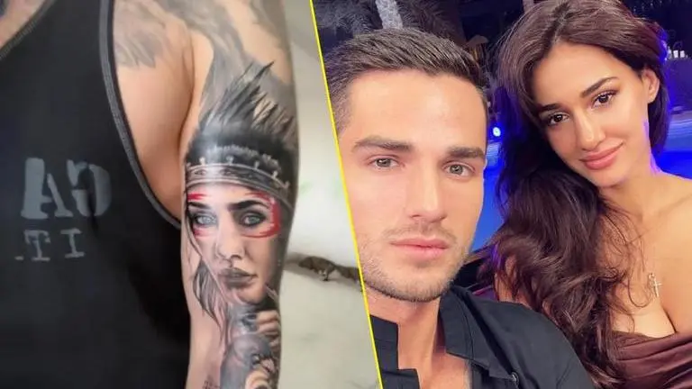 Disha Patani's rumoured beau Aleksandar gets actress' face tattooed on his arm disha patani