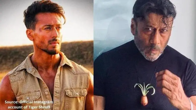 Jackie Shroff wishes son Tiger Shroff by sharing a throwback picture; see pic Jackie Shroff