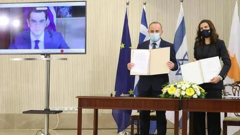Cyprus, Israel, Greece sign trilateral deal on 2,000-megawatt undersea electricity cable Cyprus