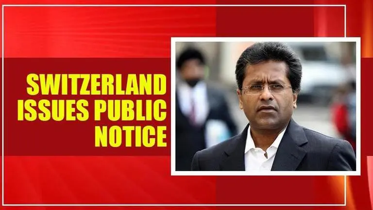 India puts pressure on Switzerland; Lalit Modi gets notice from Swiss India