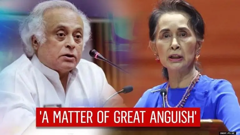 Jairam Ramesh condemns military coup in Myanmar; recalls day spent with Aung San Suu Kyi Aung San Suu Kyi