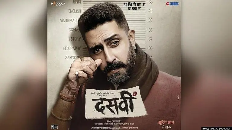Dasvi, Abhishek Bachchan, Abhishek Bachchan's first look from Dasvi, Dasvi OTT release, Dasvi release date
