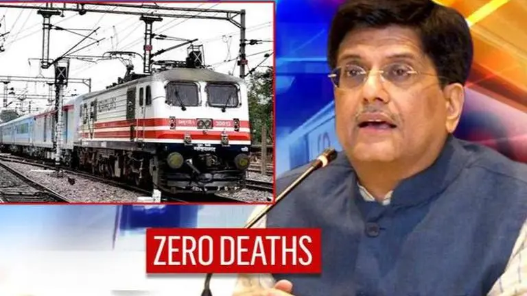 'Zero passenger deaths in nearly 22 months of ops,' says Railway Minister Piyush Goyal Zero passenger deaths in nearly 22 months, says Railway Minister Piyush Goyal