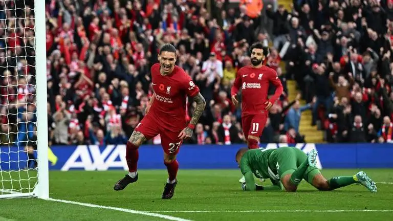 Darwin Nunez double secures Liverpool win against Southampton Liverpool's Darwin Nunez