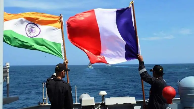 Indian Navy's INS Rana & INS Sumedha conduct exercises with French Navy in Bay of Bengal Indian Navy