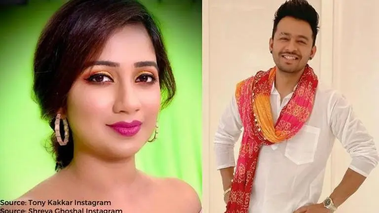 Shreya Ghoshal to collaborate with Tony Kakkar for 'Oh Sanam', shares release date In image: Shreya Ghoshal and Tony Kakkar. Source: Shreya Ghosal and Tony Kakkar Instagram