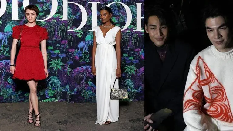 Thai stars Mile & Apo, Simone Ashley, Cara Delevingne, Maisie Williams dazzle at Dior show dior show