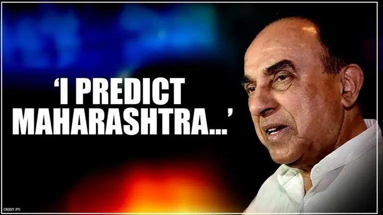 Amid MP crisis, Subramanian Swamy makes prediction on Maharashtra's political fate Madhya Pradesh