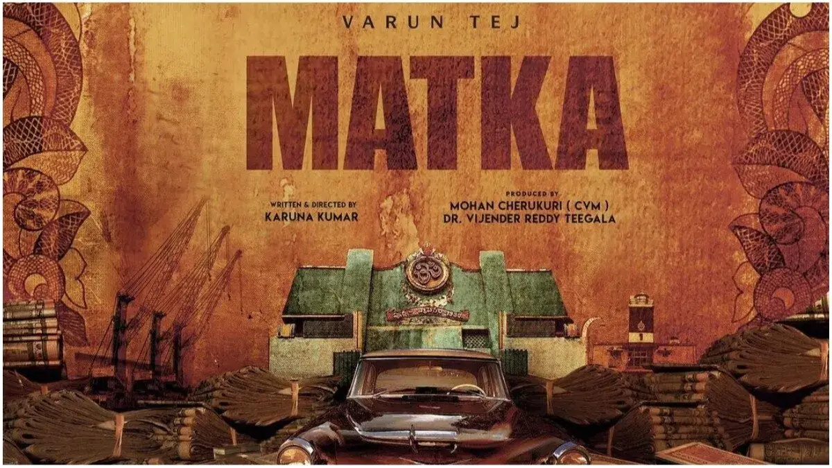 Matka Teaser Out On Varun Tej's Birthday, Actor Channels Old School ...