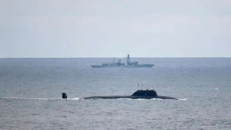 UK Navy tracks Russian submarines operating in North Sea amidst ongoing war in Ukraine UK
