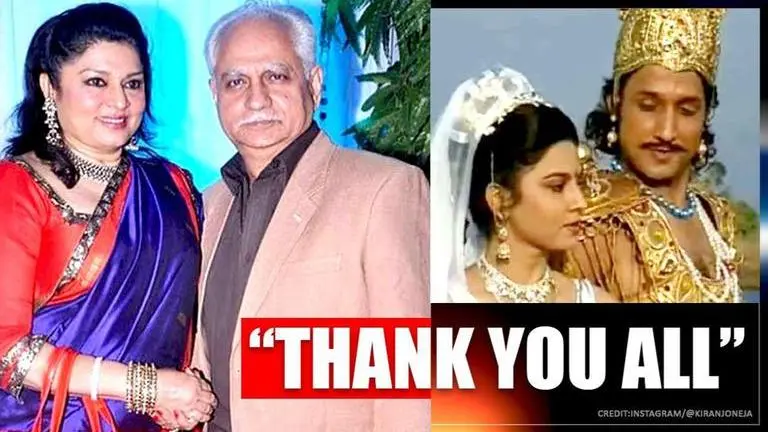 Kiran Joneja conveys gratitude to audiences over 'so much love' for 'Mahabharat' character